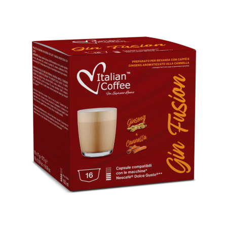 كبسولات قهوة وجينسنغ بنكهة القرفة