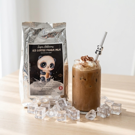 ايس كوفي باندا مع حليب - 1 كليو