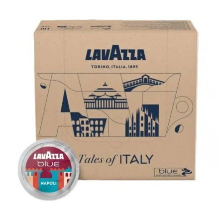 كبسولات قهوة لافازا بلو تيلز أوف نابولي (Lavazza BLUE Tales of Napoli) – 100 كبسولة
